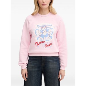 겐조 래빗 디테일 스웨트셔츠, 핑크계열, Standard S