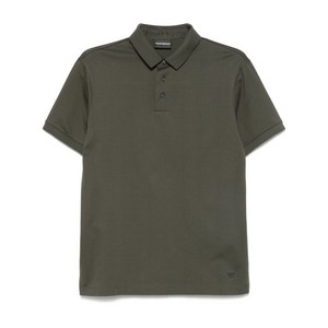엠포리오아르마니 자카드 패턴 폴로 셔츠, 그레이계열, Standard XL(KR 105)
