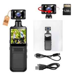 자홀포 4K wifi 초소형 휴대용 액션캠 180도 회전렌즈 고화질 자전거 오토바이 블랙박스