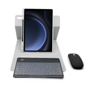 갤럭시탭 S10 FE 플러스 13.1 호환 콤비회전 S펜수납 블루투스 케이스 키보드 마우스 패키지