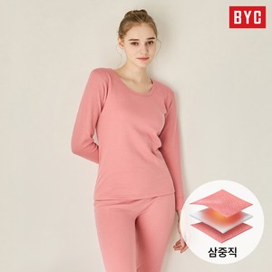 BYC 여성용 에어메리 도톰한 보온 내의세트