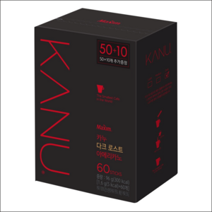 맥심 카누 다크 로스트 아메리카노, 1.6g, 60개입, 2개