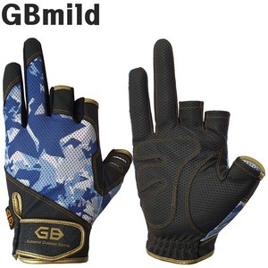 GBmild UV Cool Camo 쿨까모글러브 남녀 여름낚시장갑 GB낚시장갑 자외선차단, 스카이