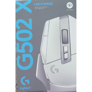 로지텍 G502 X LIGHTSPEED 무선 게이밍 마우스 MR0089, 화이트