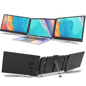 KEFEYA 14인치 FHD IPS 노트북 휴대용 트리플 스크린 포터블 모니터