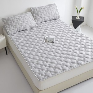 시즌오프 Cozy Aura 여름 시원한 냉감패드 냉감 침대패드 쿨매트 고정밴드형