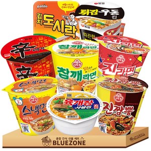소컵라면 B세트 도시락1개 튀김우동1개 육개장사발면1개 신라면1개 참깨라면1개 진짬뽕1개 진라면매운맛1개 왕뚜껑1개 라면스틱1개