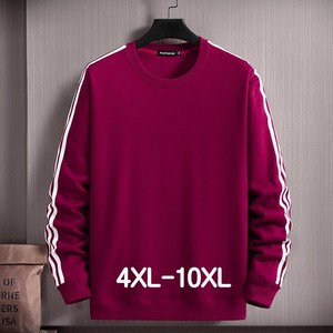 쥬엔리치 남자 빅사이즈 맨투맨 라운드 넥 남성 긴팔티 티셔츠 4XL-10XL