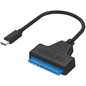 트론 2.5형/3.5형 USB 3.0 C타입 to SATA DC전원 공급 포트 케이블