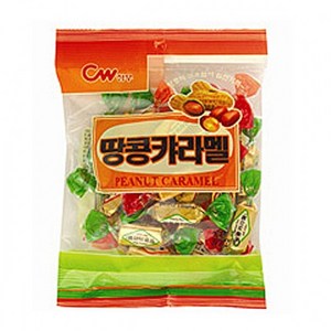 청우 5500 땅콩캬라멜 350gx10개입, 1개, 350g