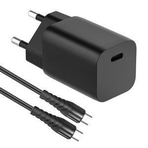 GaN 45W PD PPS C타입 고출력 초고속 충전기 어댑터 + 100W C to C 타입 초고속 충전 케이블