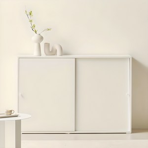 룸앤디 스르륵 슬라이딩 수납장 3단 1200 도어 일반형 방문설치