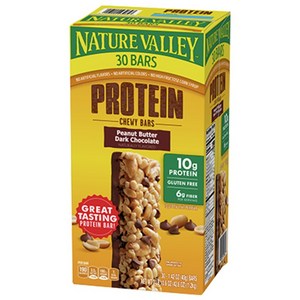 네이처밸리 프로틴 피넛버터 다크초콜릿, 40g, 30개