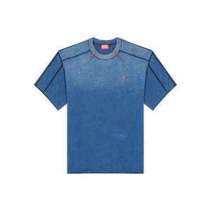 디젤 T-크락트 코튼 티셔츠, 블루계열, Standard L(KR 105)