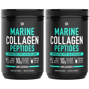 스포츠리서치 마린 콜라겐 펩타이드, 340g, 2개