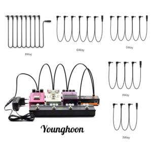 영훈악기 데이지 기타 이펙트 파워 써플라이 케이블, 6way