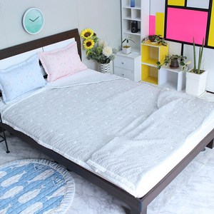 시어서커 홑이불 큐트, 블루