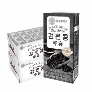 건국 검은콩 두유, 190ml, 48개