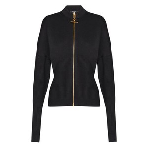 발망 지퍼 니트 가디건, 블랙계열, France 38(KR 66)