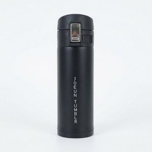 텀블러 보온 보냉텀블러 NEW JOEUN TUMBLER 물통 휴대용물통, 블랙, 400ml, 1개