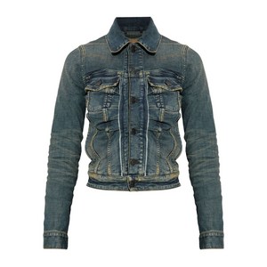 발렌시아가 버튼 프런트 데님 재킷, 블루계열, Standard S(KR 55)