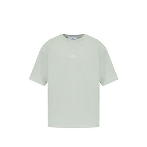 스톤 아일랜드 로고 자수 티셔츠, 그린계열, Standard S(KR 90)