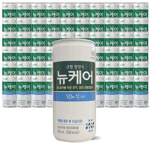 뉴케어 당뇨식 균형 영양식 환자식, 60개, 200ml