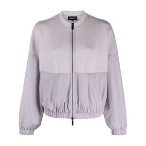 엠포리오아르마니 스쿠바 저지 패널 봄버 재킷