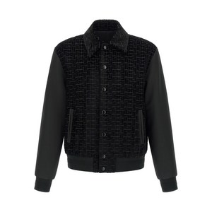 발망 로고 패턴 봄버 재킷, 블랙계열, Italy 48(KR 105)