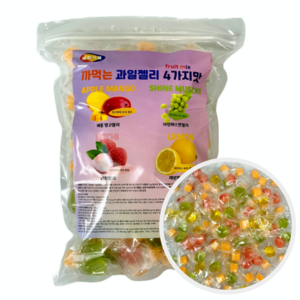 혜성식품 까먹는 혼합 과일 젤리 4가지맛, 500g, 1개
