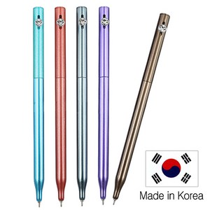 [국산]크리스탈니들펜-300개이상 실크인쇄 1도 무료, 민트, 1개