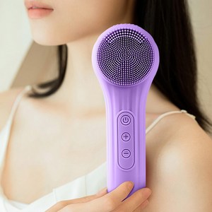 LOMESO 진동클렌저 실리콘 브러시 세안 전동 클렌저 온열 얼굴클렌징기계