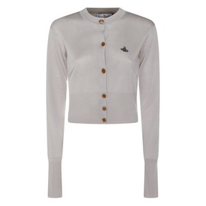 비비안웨스트우드 구체 자수 버튼 가디건, 그레이계열, Standard S(KR 55)