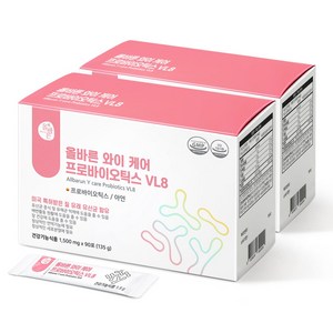 올바른 와이 케어 프로바이오틱스 VL8, 135g, 2개