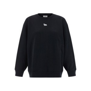 메종키츠네 베이비 폭스 패치 크루 넥 스웨트셔츠, 블랙계열, S(KR 55)