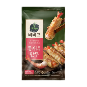 [신제품] CJ 비비고 고메 통새우 만두, 8개, 200g