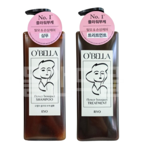 려 오벨라 플라워부케 샴푸 600ml + 플라워부케 트리트먼트 600ml, 1개