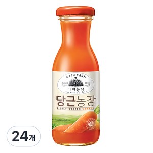 가야농장 당근농장, 180ml, 24개