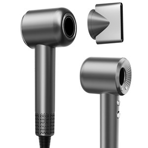 HOOYS 음이온 헤어 드라이기 가정용 저소음 드라이어 여행용 초경량 드라이기 초고속 브러시리스 모터 풍량 온도 3단 조절