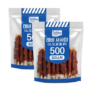 테비사사미 오리스틱 500g x 2개 묶음