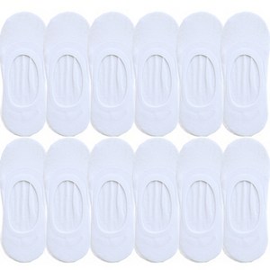 더베이직 여성용 3중 홀딩 페이크삭스 양말 실속형 12켤레