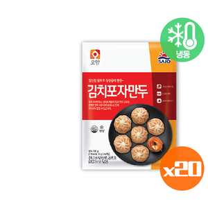 사조오양 김치 포자만두 180gx10봉, 180g, 20개