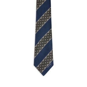 베르사체 자카드 프린트 실크 넥타이