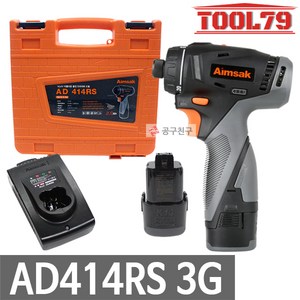 아임삭 AD414RS 3G 14.4V 2.0Ah 충전드릴 드라이버, 1개