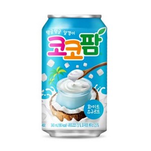 해태음료 코코팜 화이트요구르트 340ml, 24개