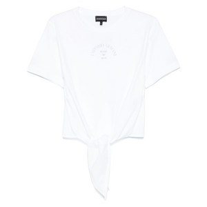 엠포리오아르마니 로고 프린트 티셔츠, 화이트계열, Standard M(KR 66)