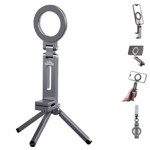 라이프굳즈 맥세이프 거치대 스마트폰 삼각대 360도 휴대용 여행용