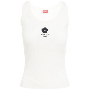 겐조 보크 플라워 자수 탱크 탑, 화이트계열, Standard S