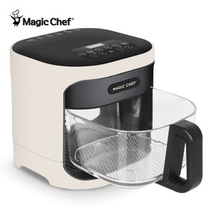 공식판매 매직쉐프 에어프라이어 투명글라스 내열유리 4L 스테인리스 슬림 가성비 MAF-H400CW