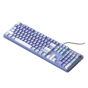 AULA F2088 프로 108키 유선 기계식 키보드 단색 버전